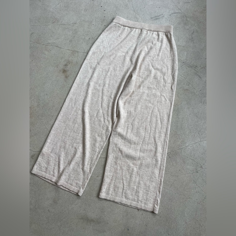 Christy Dawn Cream Wide-Leg Pants